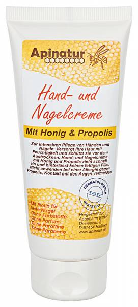 Hand- und Nagelcreme Honig/Propolis 100ml