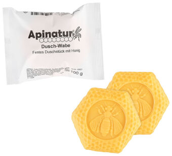 Dusch-Waben 100g, Festes Duschgel mit Honig