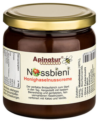 Nussbieni, Honighaselnusscreme, 430g